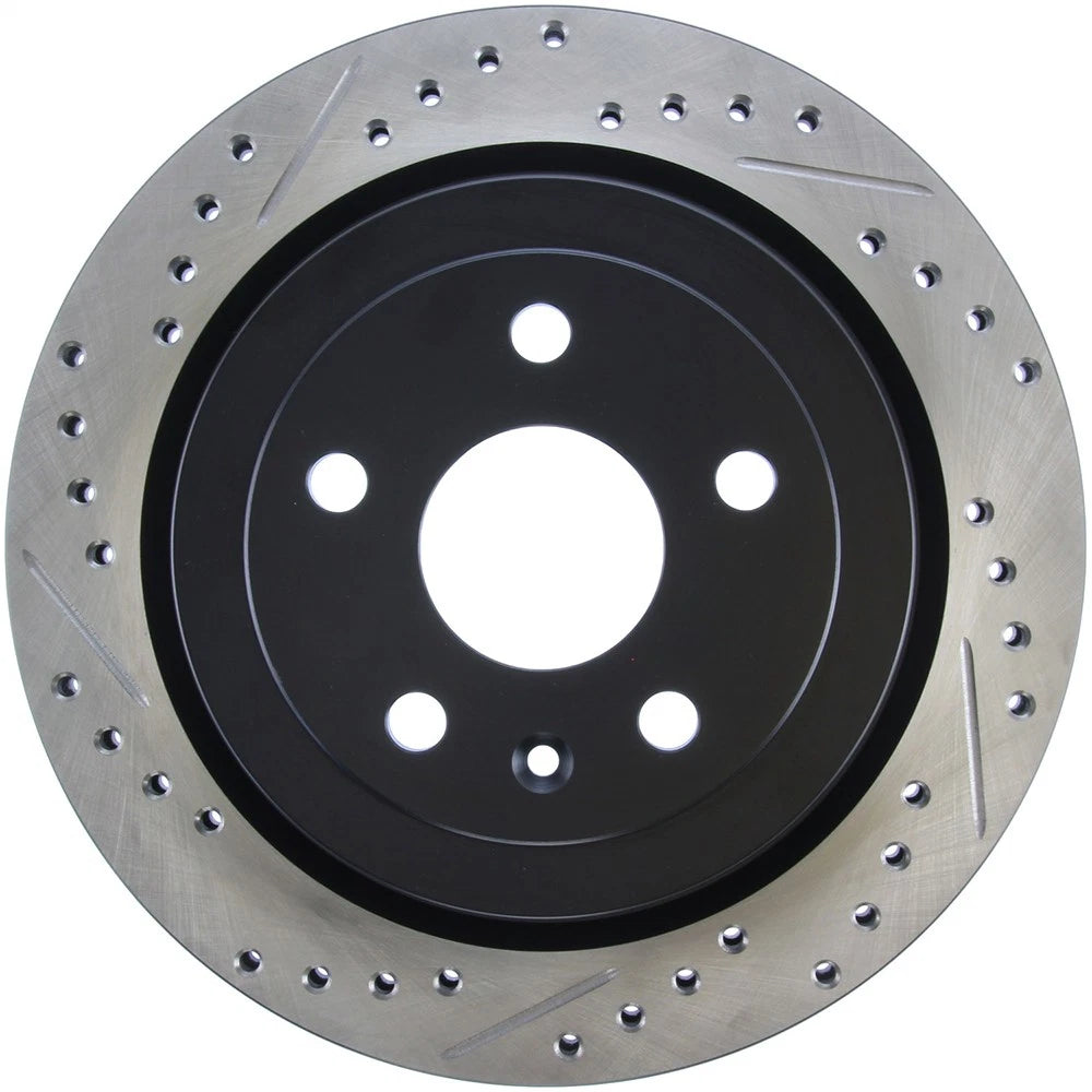 StopTech 127.62105R Rear Right Drilled Brake Rotor for 08-19 CTS / 10-15 Camaro