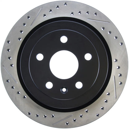 StopTech 127.62105R Rear Right Drilled Brake Rotor for 08-19 CTS / 10-15 Camaro