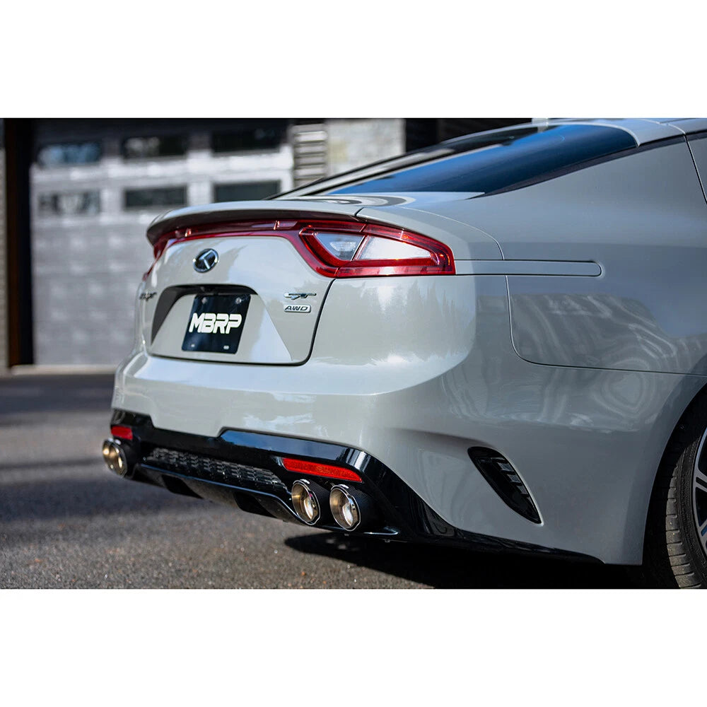 MBRP Carbon Fiber Tip / Bezel Replacement | 2018-2021 Kia Stinger GT (T5195CF)