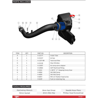 Injen Cold Air Intake | Ford Mustang 2015-2023 (EVO9205)