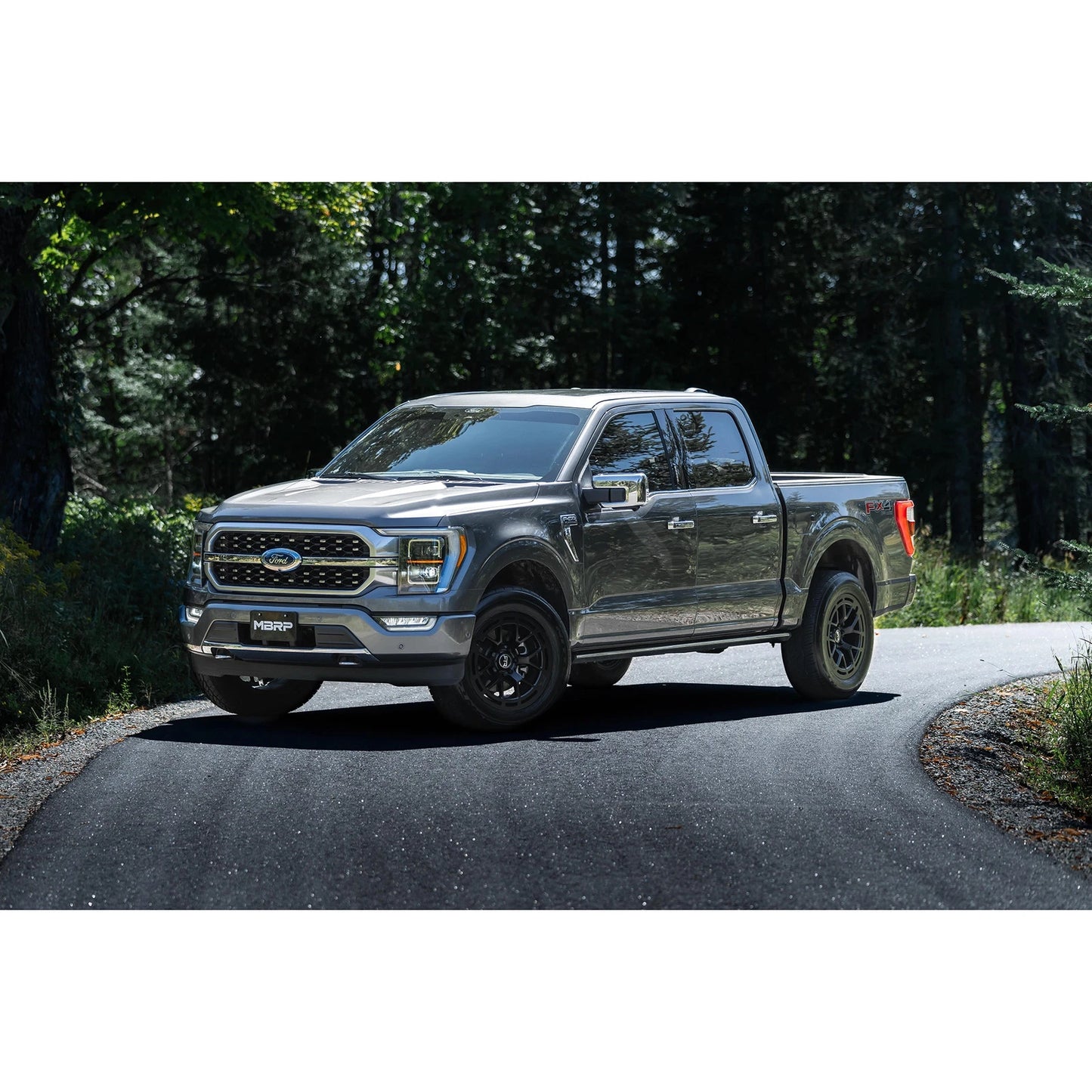 MBRP 3in Cat-Back Single Side Exit Black Armor | Ford F-150 21-23 (S5217BLK)