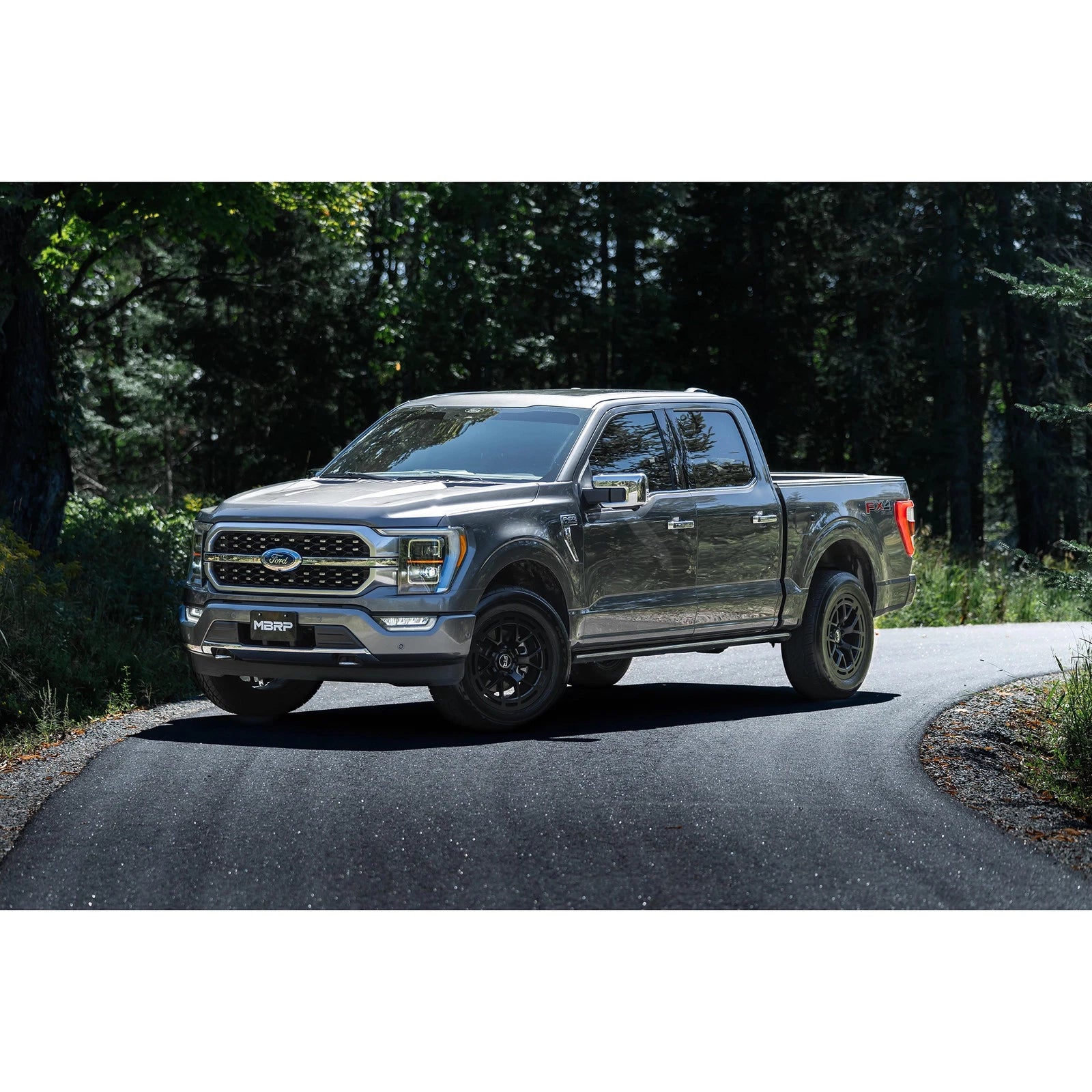 MBRP 3in Cat-Back Single Side Exit Black Armor | Ford F-150 21-23 (S5217BLK)