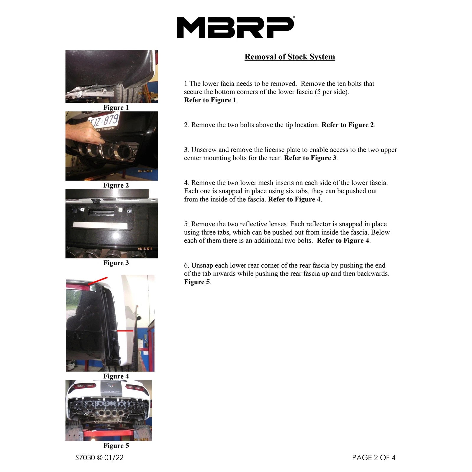 MBRP Stainless Steel 3" Axle-Back w/ Quad Tips | 2014 - 2019 Chevrolet Corvette (S7030)