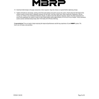 MBRP 3in. Cat-Back Dual Split Side Exit Exhaust | Ford F150 (04-08) 4.6L/5.4L EC/CC-SB (S5204AL)