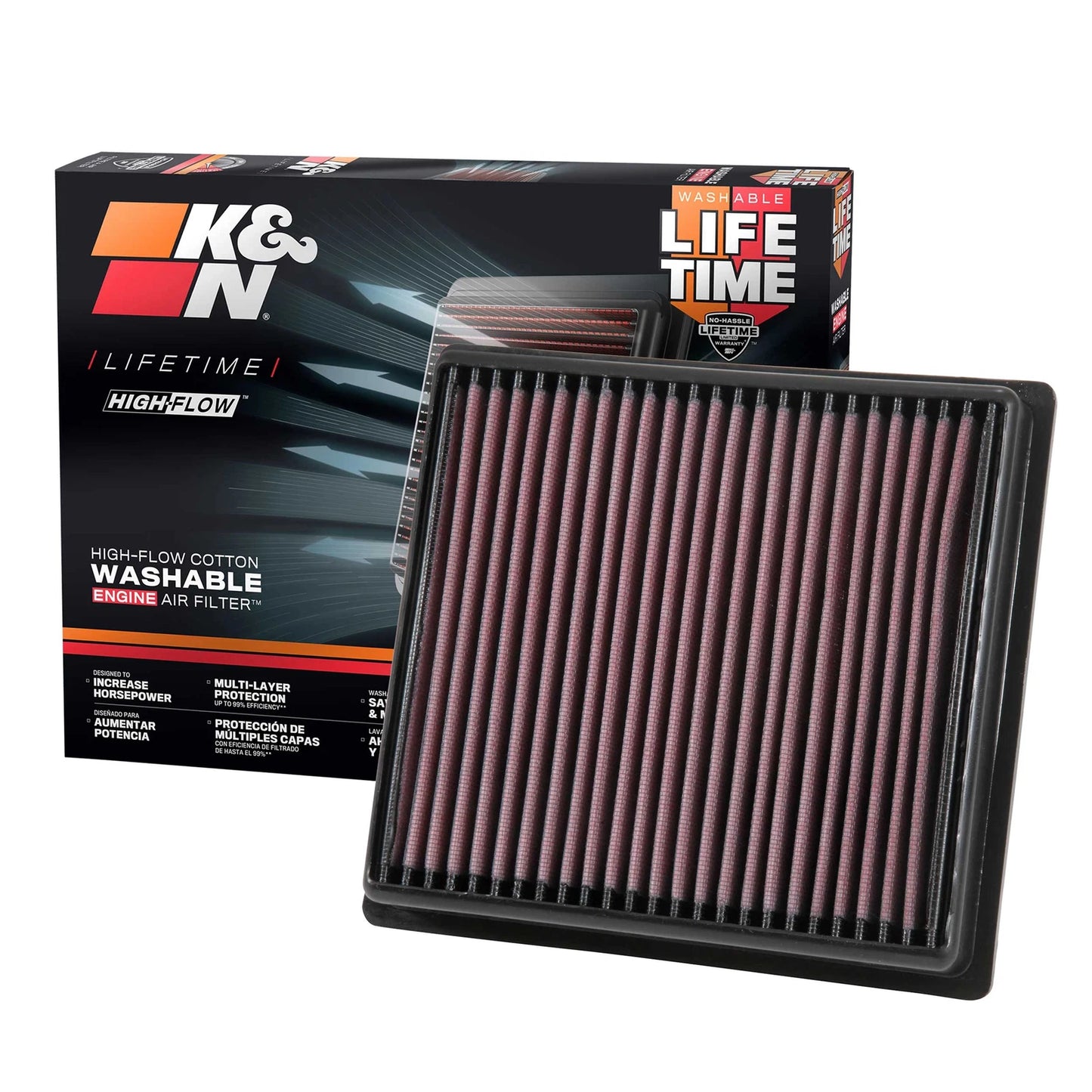 K&N Replacement Air Filter | Subaru 22+ WRX, Legacy, Ascent (33-5064)