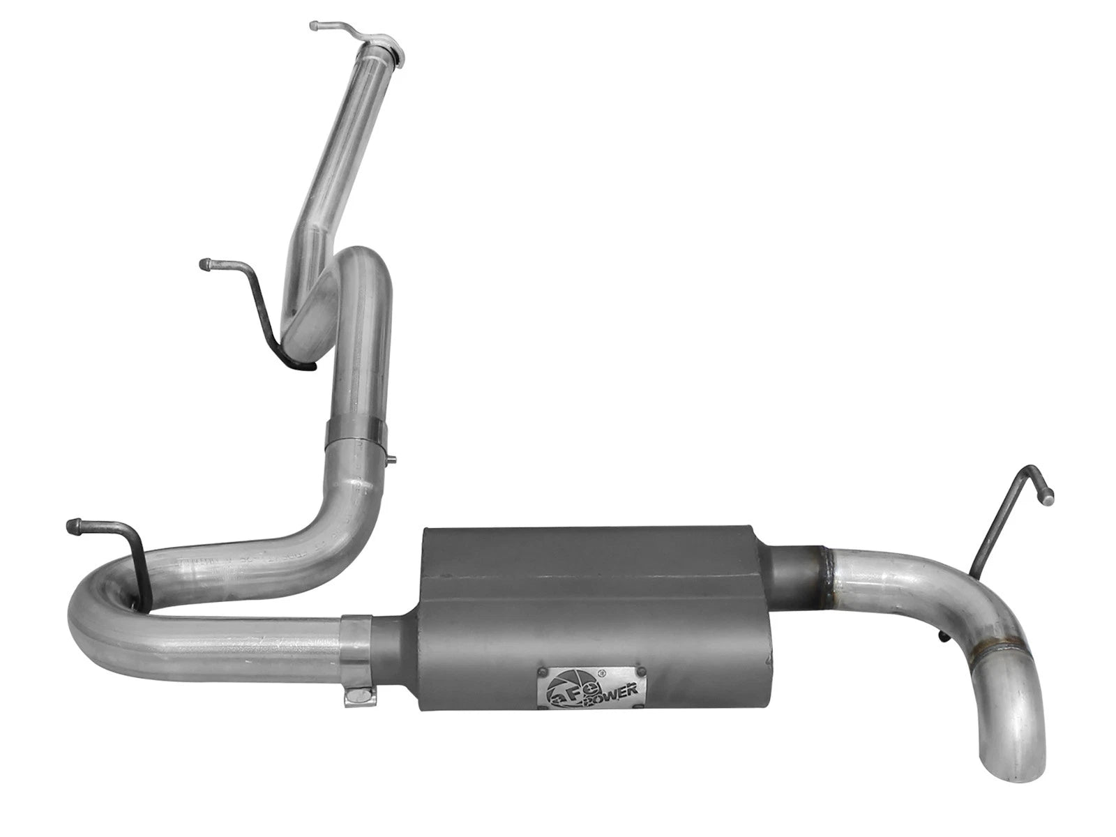 aFe 2.5in Aluminized Steel Cat-Back Hi-Tuck Exhaust | Jeep Wrangler JK 3.6/3.8 (07-18) (49-08043)