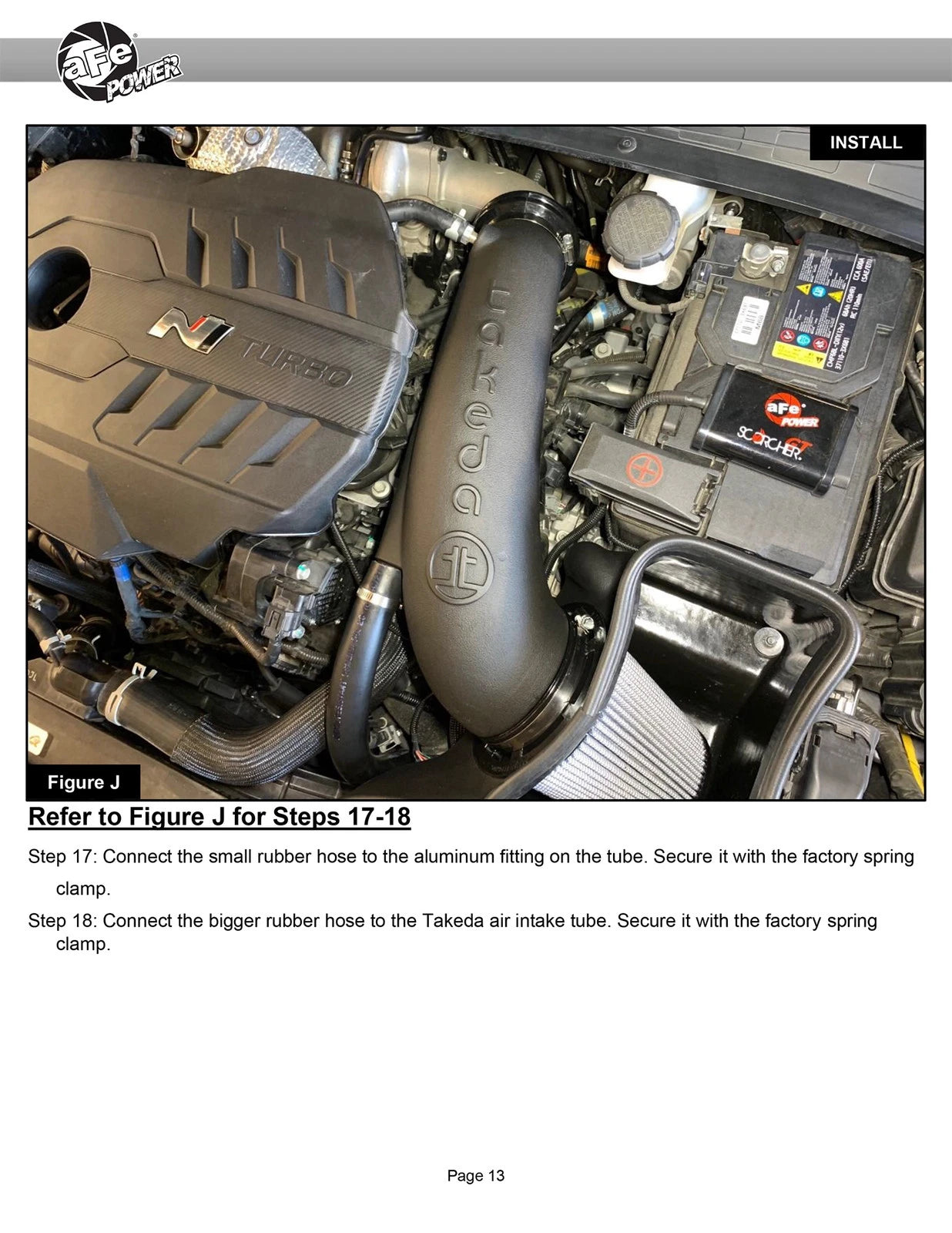 aFe Takeda Stage-2 Pro 5R Cold Air Intake | Hyundai Elantra N 2022 (56-10057R)