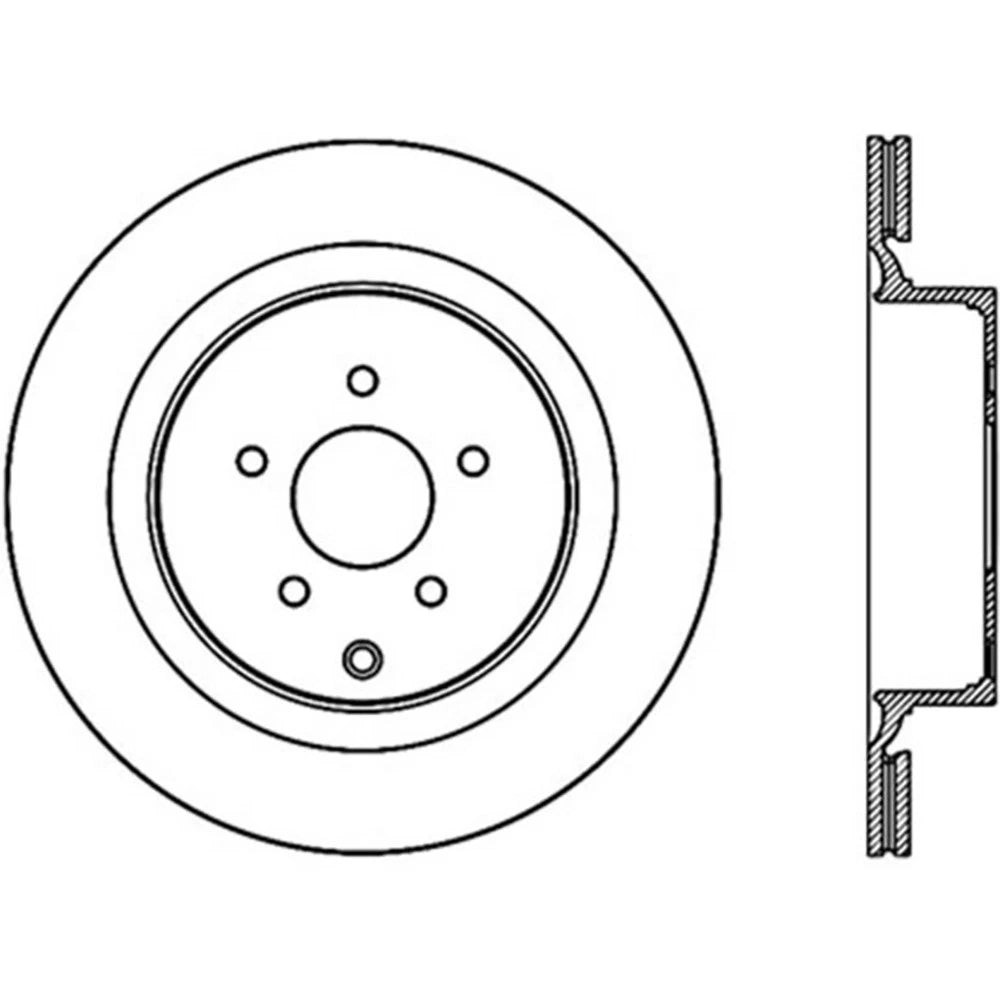 StopTech Drilled & Slotted Sport Rotor - Rear Left | Multiple Fitments (127.42105L)