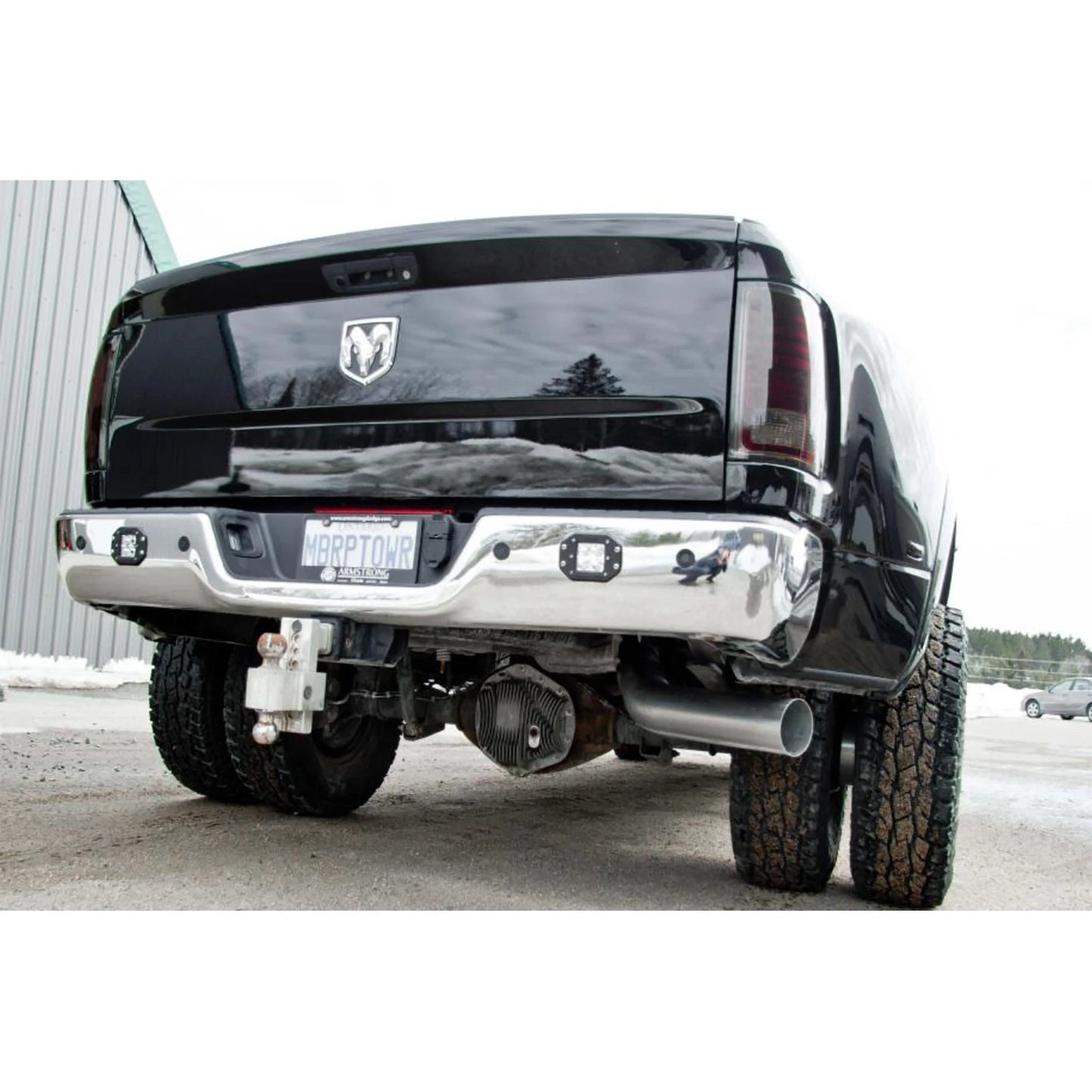 MBRP 5in Filter Back Single Side Exit T409 | Ram 2500/3500 Cummins 6.7L (13-14) (S61640409)