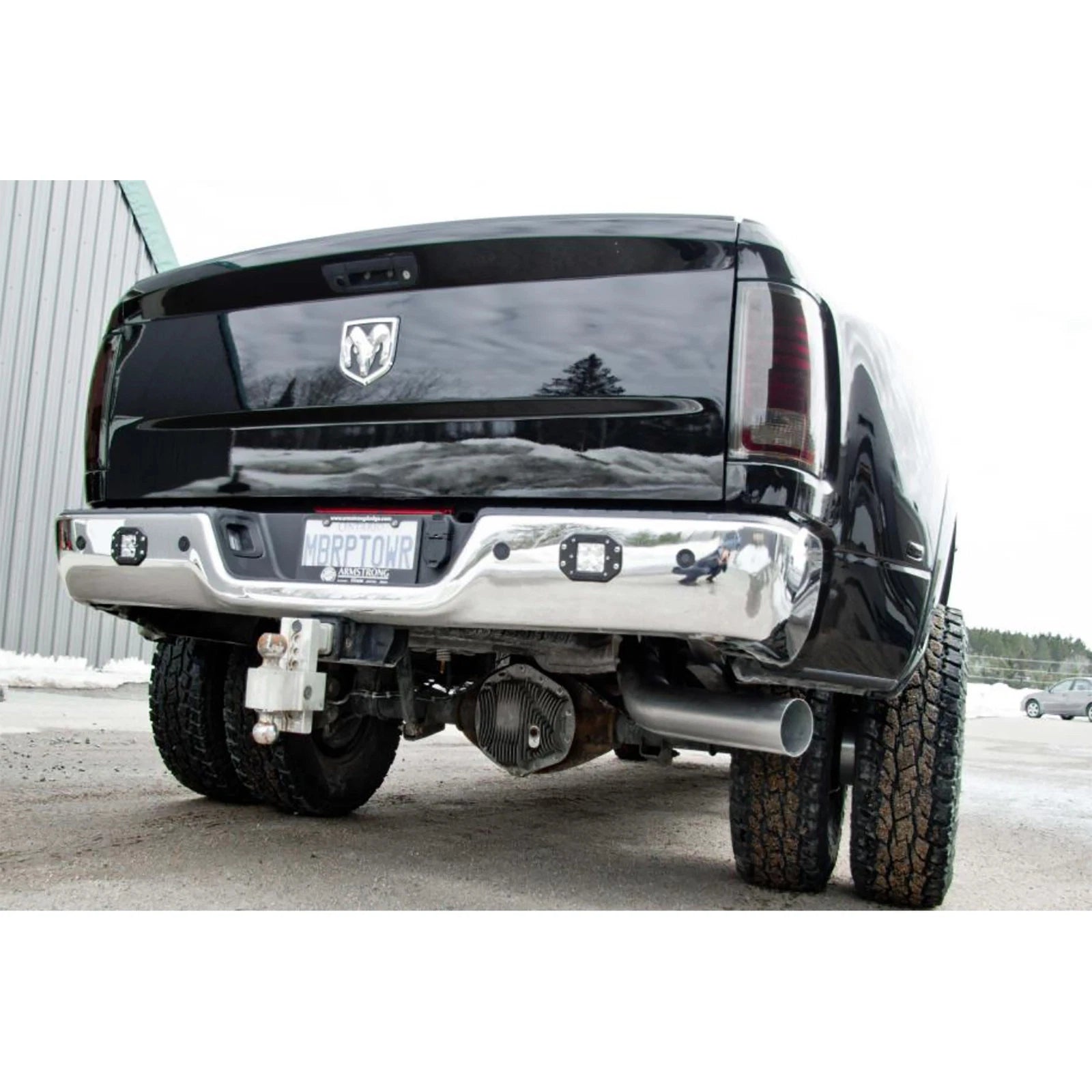 MBRP 5in Filter Back Single Side Exit T409 | Ram 2500/3500 Cummins 6.7L (13-14) (S61640409)