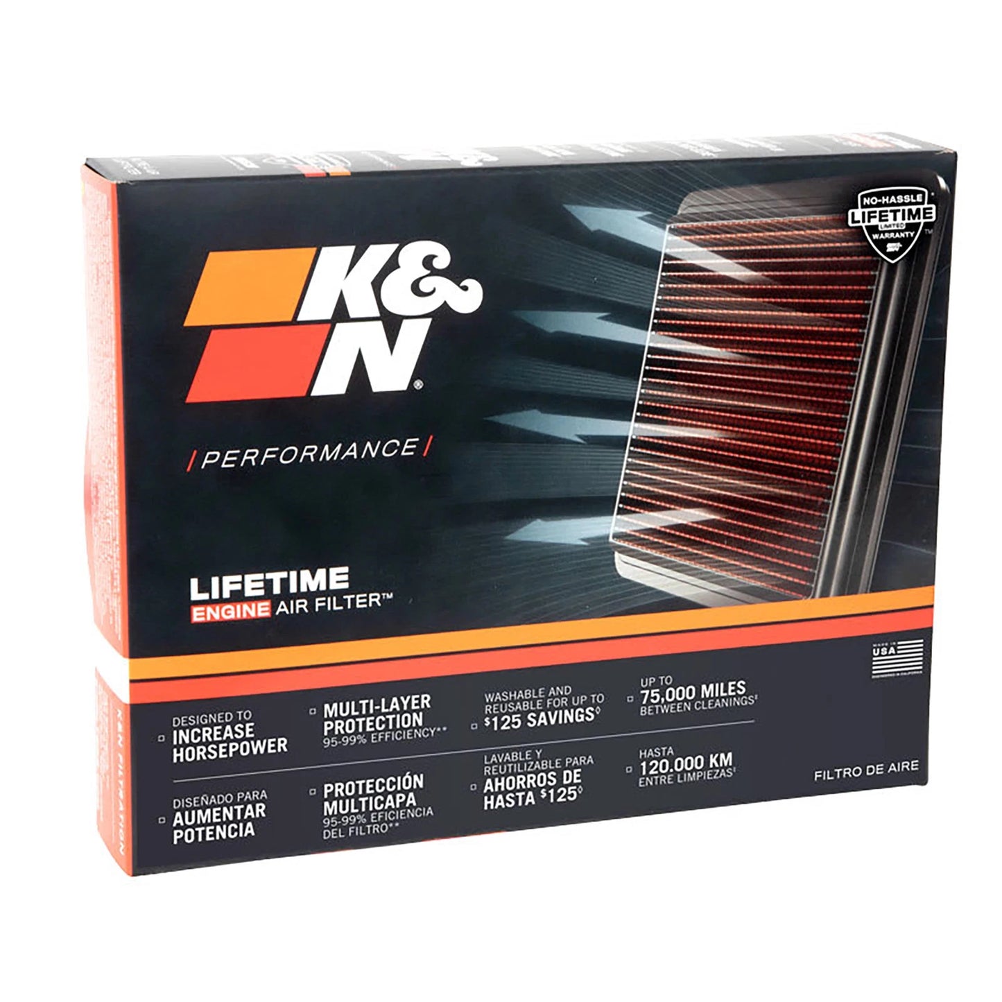 K&N Engineering Replacement Air Filter: Volkswagen Jetta / Golf / Scirocco