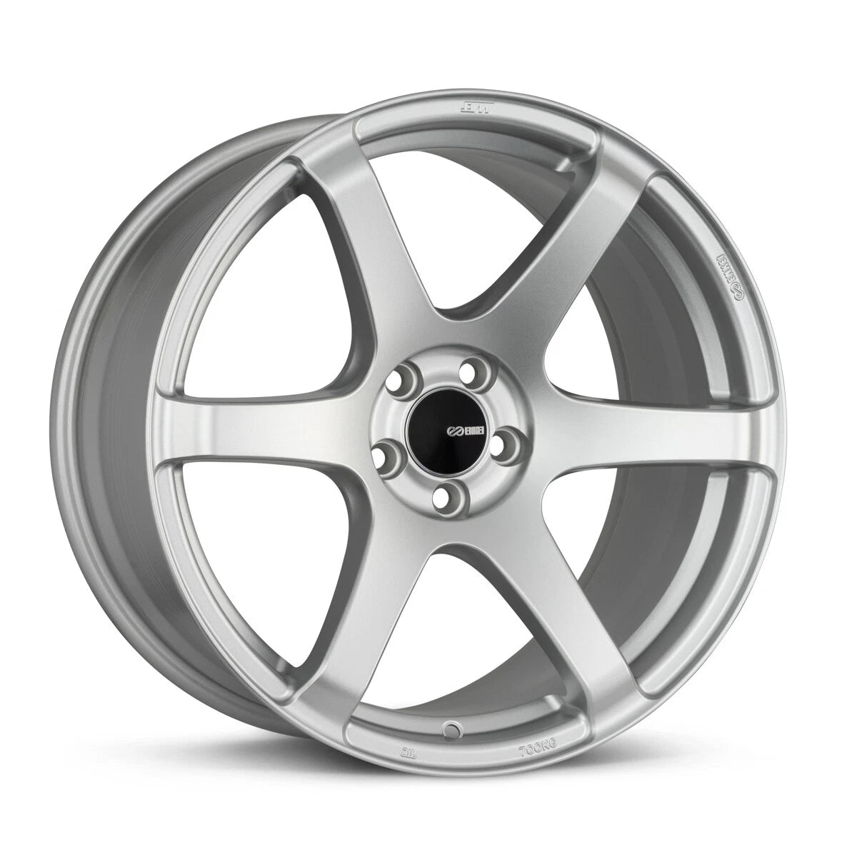 Enkei T6S Matte Silver | 18x9.5" +35mm | 5x112mm Wheel