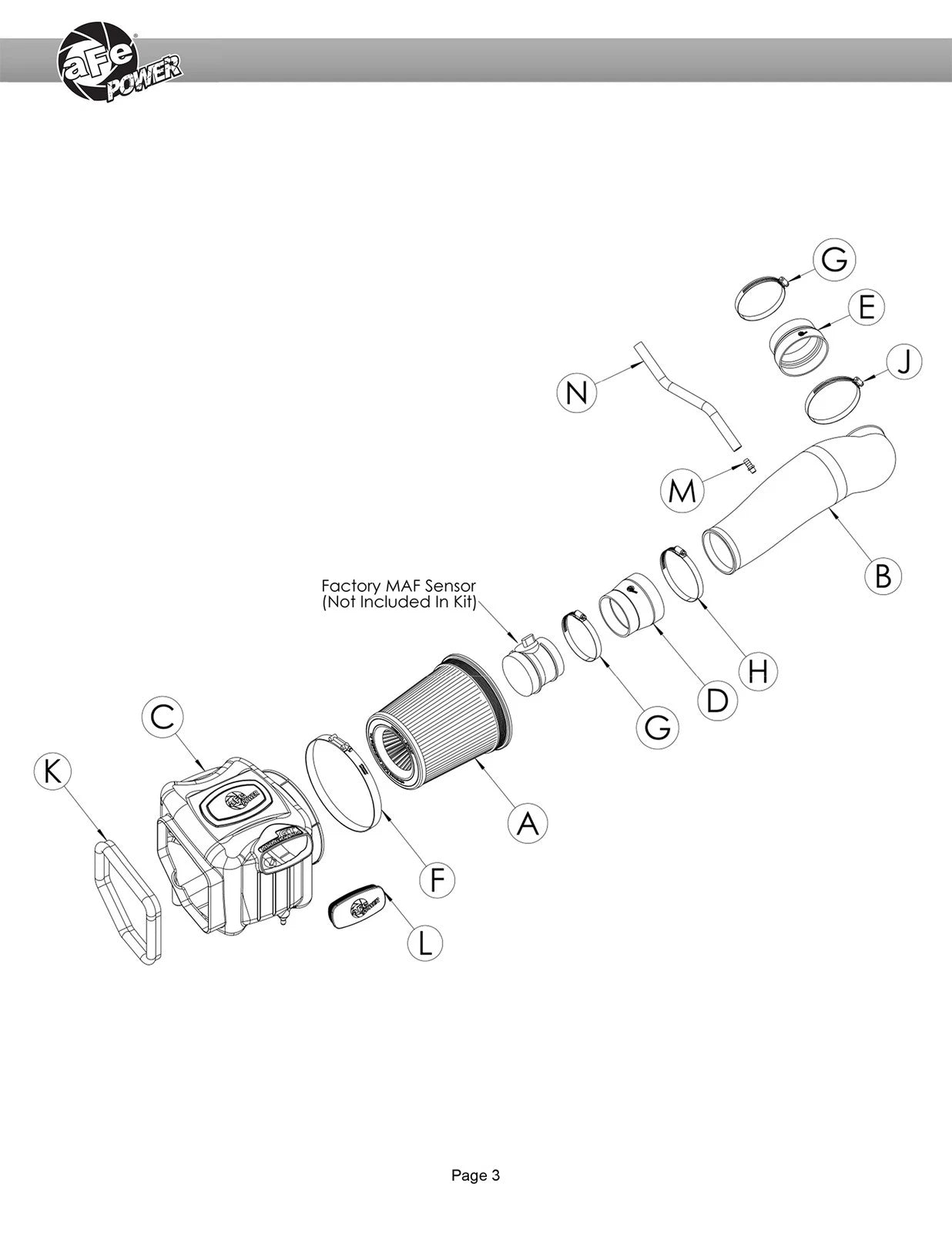 aFe Momentum GT V8 4.8/5.3/6.0/6.2L Cold Air Intake | GM Trucks/SUVs (54-74102)