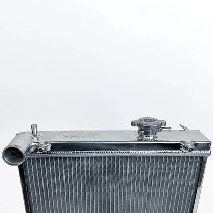 CSF High-Performance All-Aluminum Half Radiator - Silver | Evo 7/8/9