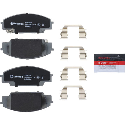 Brembo OE Front Premium NAO Ceramic Brake Pads | Acura RSX (02-06) / Honda Civic (06-11) / S2000 (00-09) (P28032N)