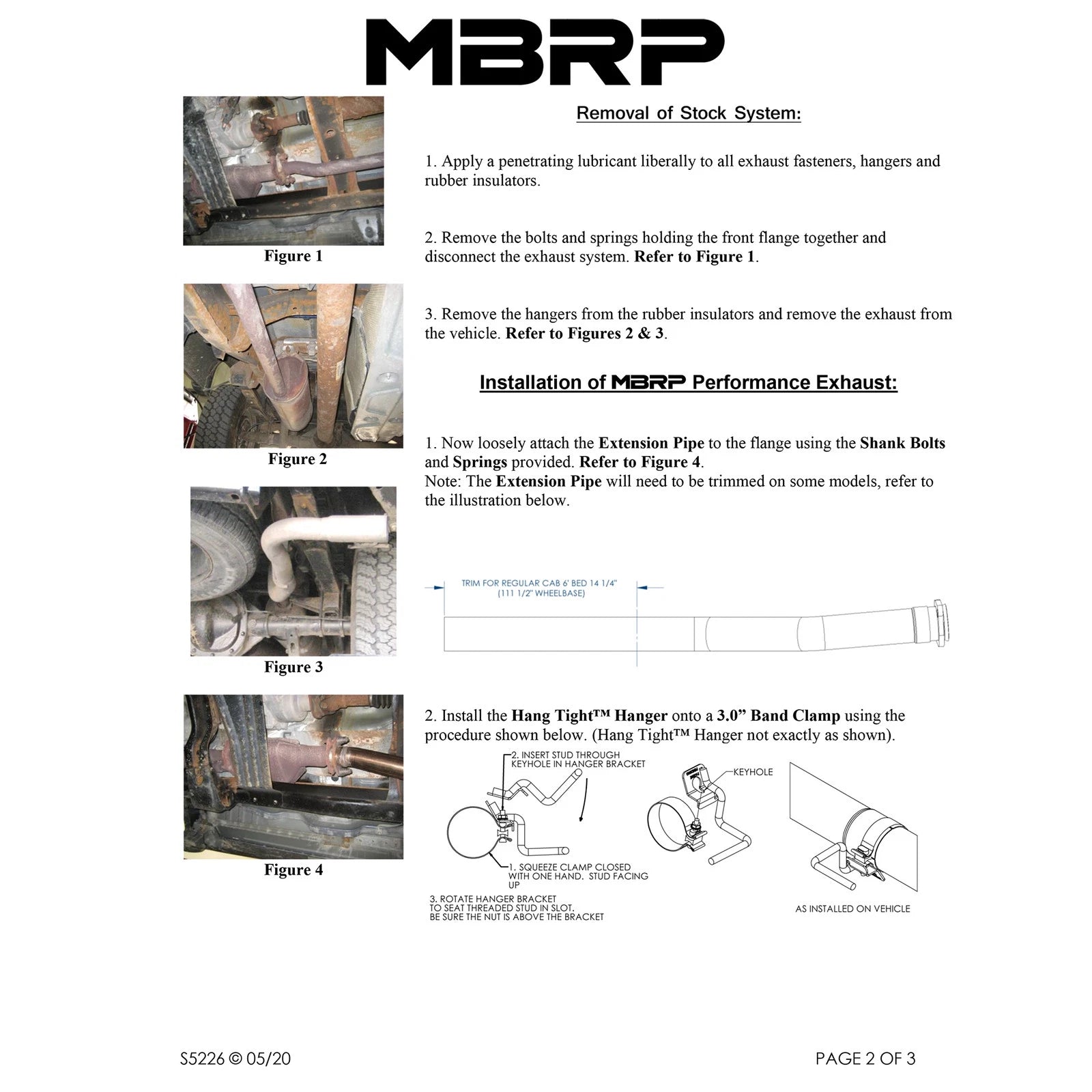 MBRP 2.5in. T409 Cat-Back Single Side Exhaust | Ford Ranger 3.0L/4.0L (98-11) (S5226409)