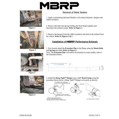 MBRP 2.5in. T409 Cat-Back Single Side Exhaust | Ford Ranger 3.0L/4.0L (98-11) (S5226409)