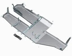 Artec Industries 21-25 Jeep Wrangler JLU Wrangler 4Xe Bellypan Skid w/ Power Pack & Exhaust Skids