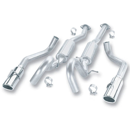 Borla Cat-Back Exhaust System - S-Type | 1999-2004 Ford Mustang 4.6L (140067)