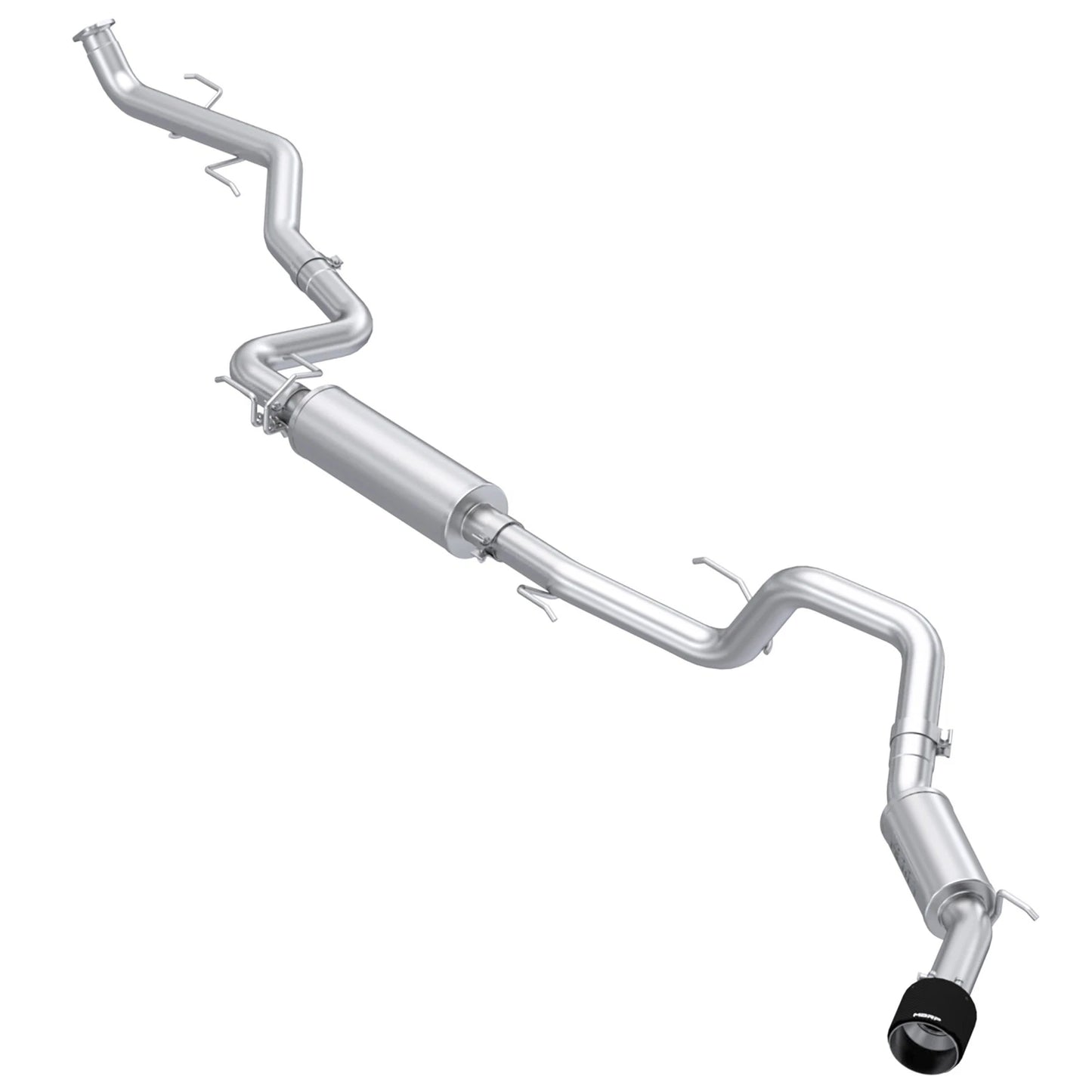 MBRP T304 Stainless Steel 3in Cat-Back Single Side Exit with Carbon Fiber Tip | Toyota Tacoma (24) (S53233CF)