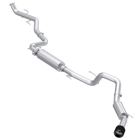 MBRP T304 Stainless Steel 3in Cat-Back Single Side Exit with Carbon Fiber Tip | Toyota Tacoma (24) (S53233CF)