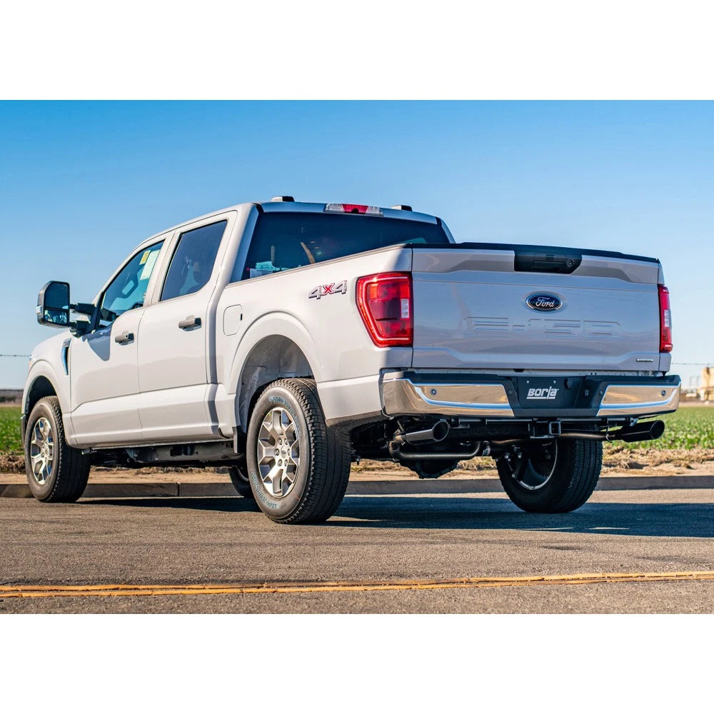 Borla 3in Dual Exit Cat-Back Touring Black Chrome System | Ford F-150 (21) (140862BC)