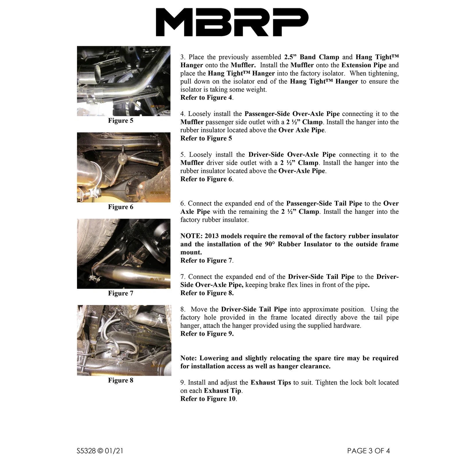 MBRP 2.5in. T409 Dual Split Side Cat-Back Exhaust | Toyota Tacoma (05-13) 4.0L EC/CC (S5328409)