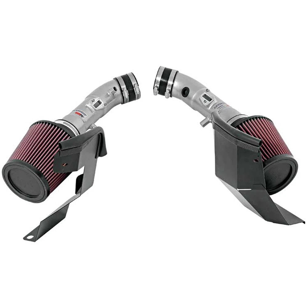 K&N Engineering G35 Dual Silver Typhoon Short Ram Intakes (07-08)