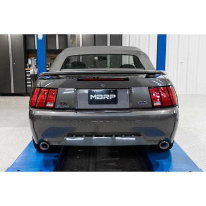 MBRP 2.5in D&S Rear AL Cat-Back Exhaust | Mustang GT/Mach 1 (99-04) (S7221AL)