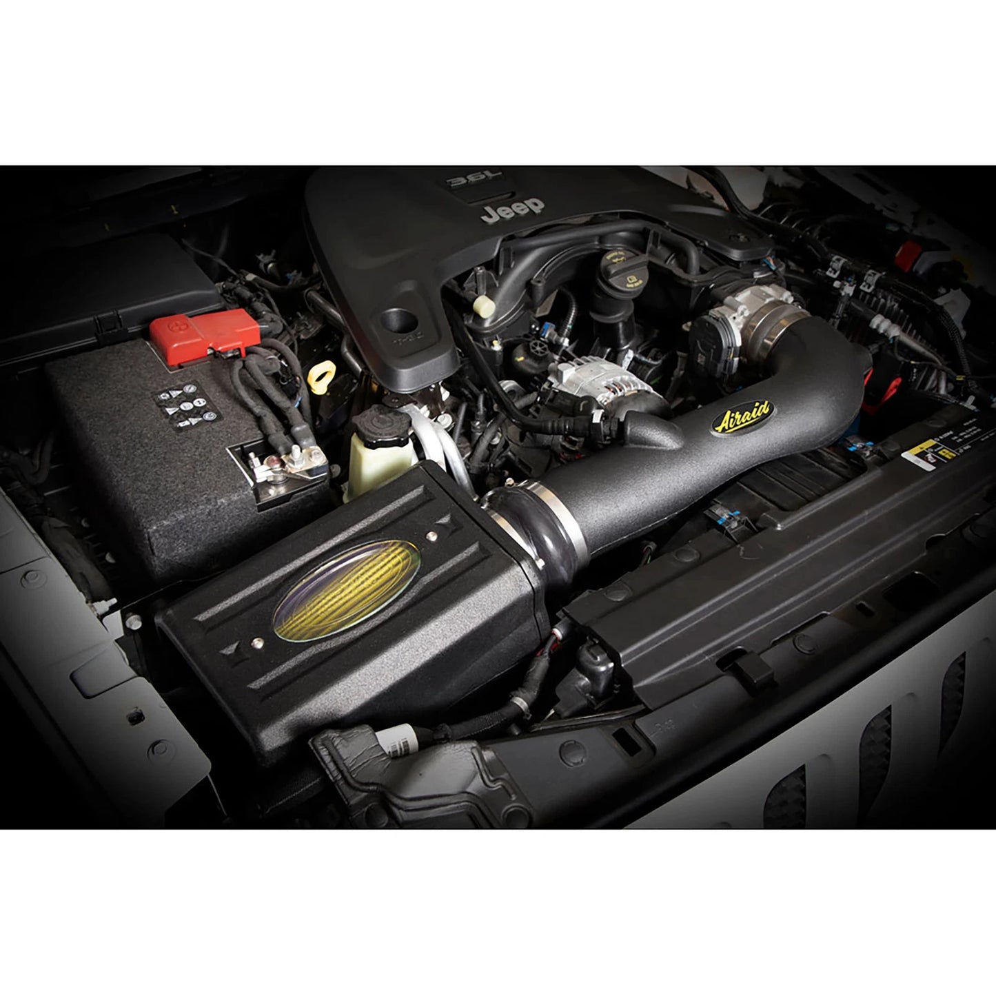 Airaid 18-21 Jeep Wrangler JL 3.6L V6 Performance Air Intake System | Jeep Wrangler JL (18-21) (315-360)