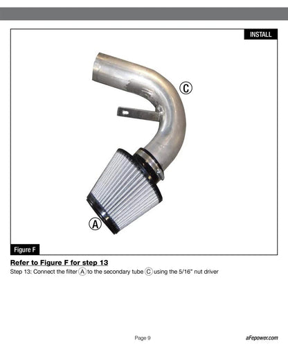 aFe Takeda Stage-2 Cold Air Intake System | Mazda 3 (10-11) L4-2.5L (TA-4107P)