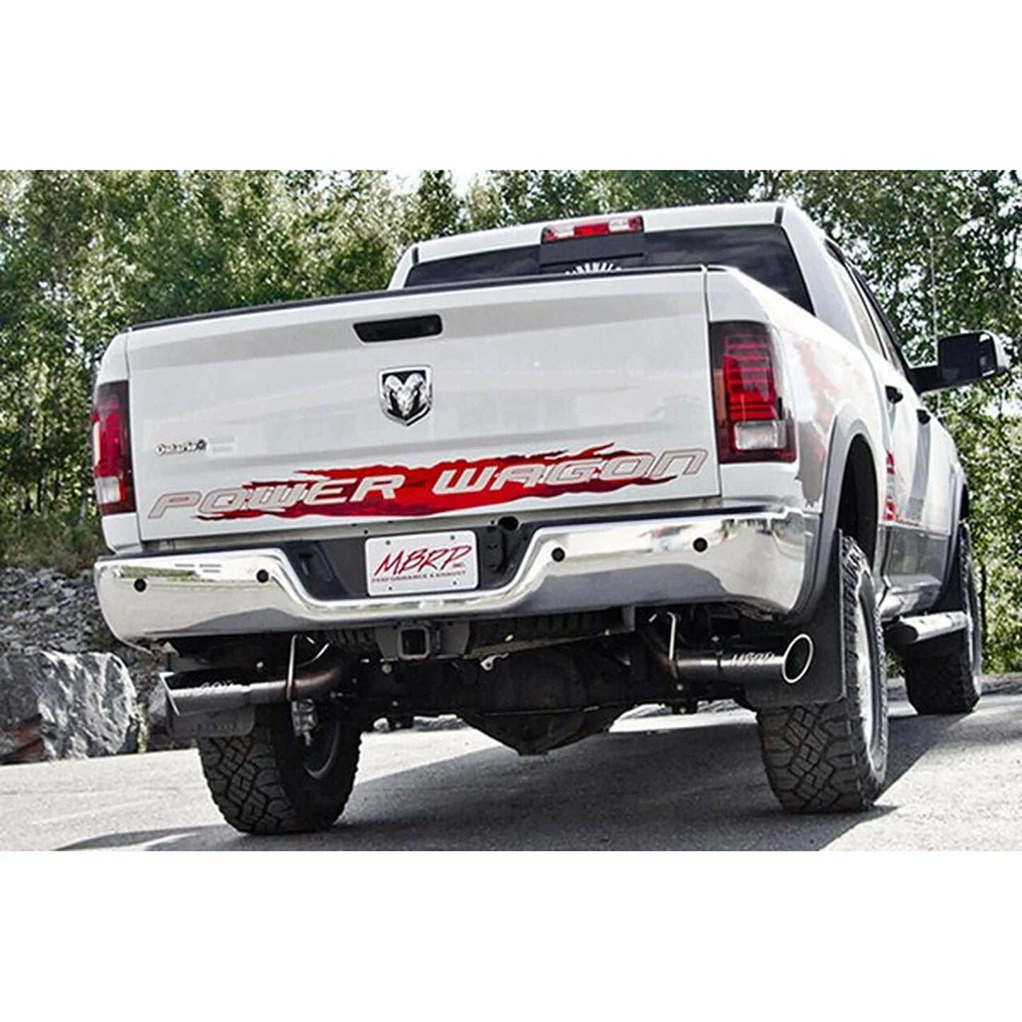 MBRP 4in AL Dual Side Split Outlet Cat Back Exhaust | Ram 2500 6.4L (14-16) (S5151AL)
