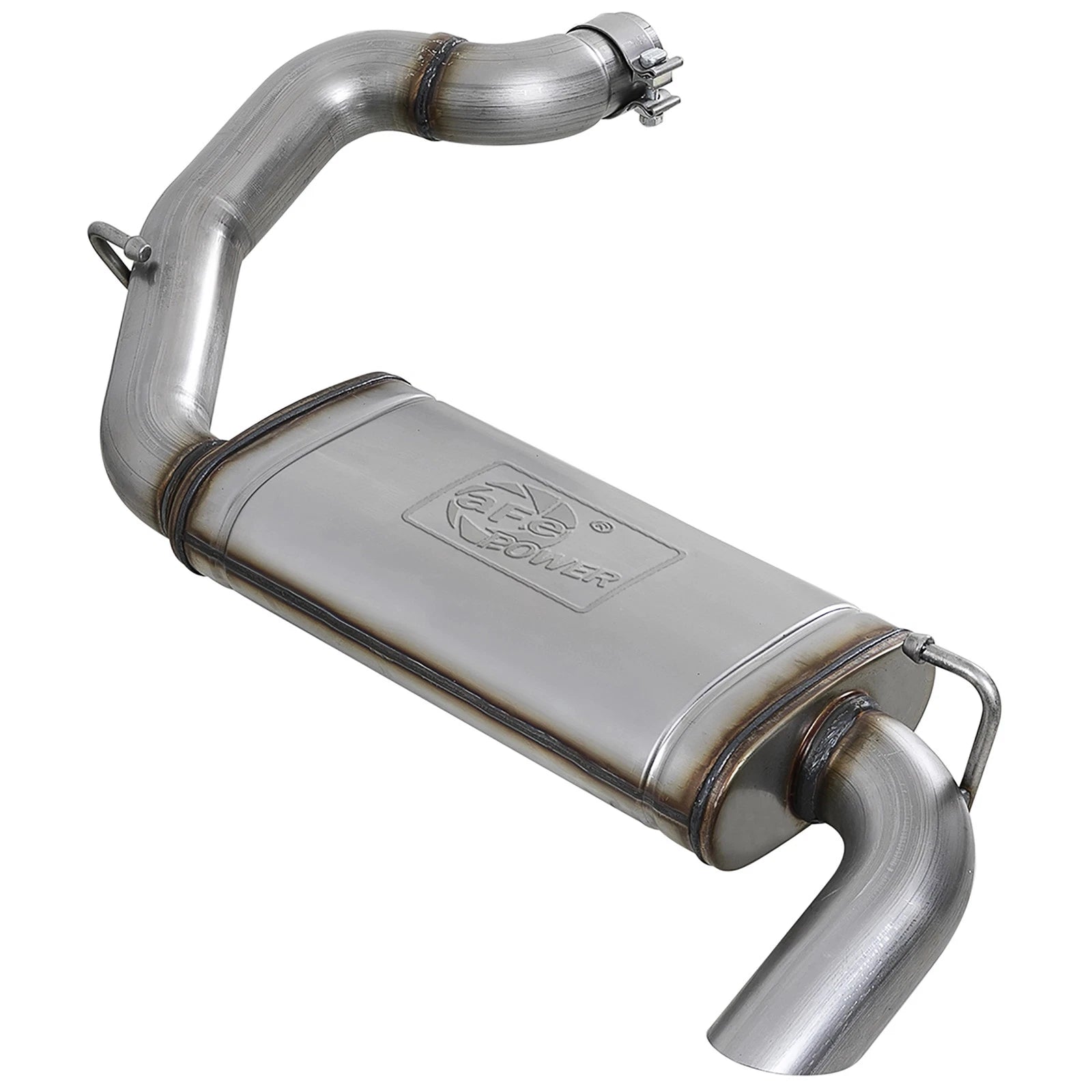 aFe 3in 409 Stainless Steel Axle-Back Hi-Tuck Exhaust System | Jeep Wrangler JL 18-20 (49-48080)