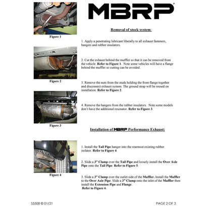 MBRP 3in. Cat-Back Single Rear Exit Exhaust | Jeep Grand Cherokee 4.7L/5.7L Hemi (05-08) (S5508AL)