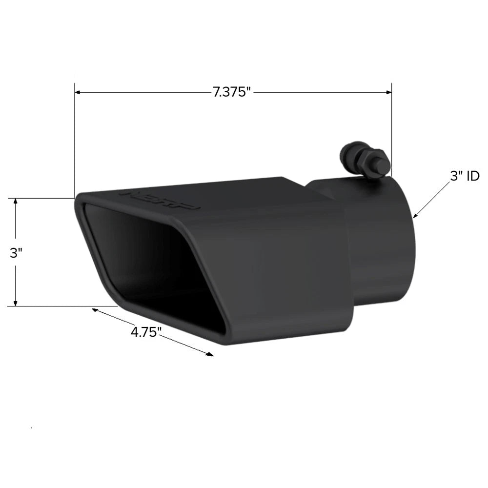 MBRP Single Wall Rolled Angle Cut 4.75-Inch Outlet | Universal (T5120)