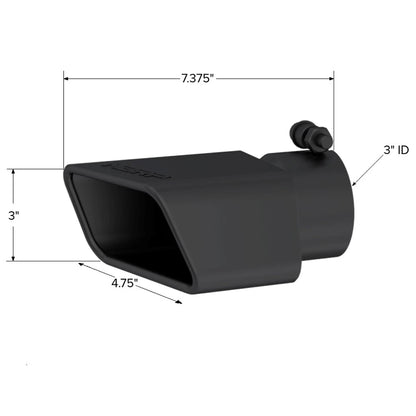 MBRP Single Wall Rolled Angle Cut 4.75-Inch Outlet | Universal (T5120)