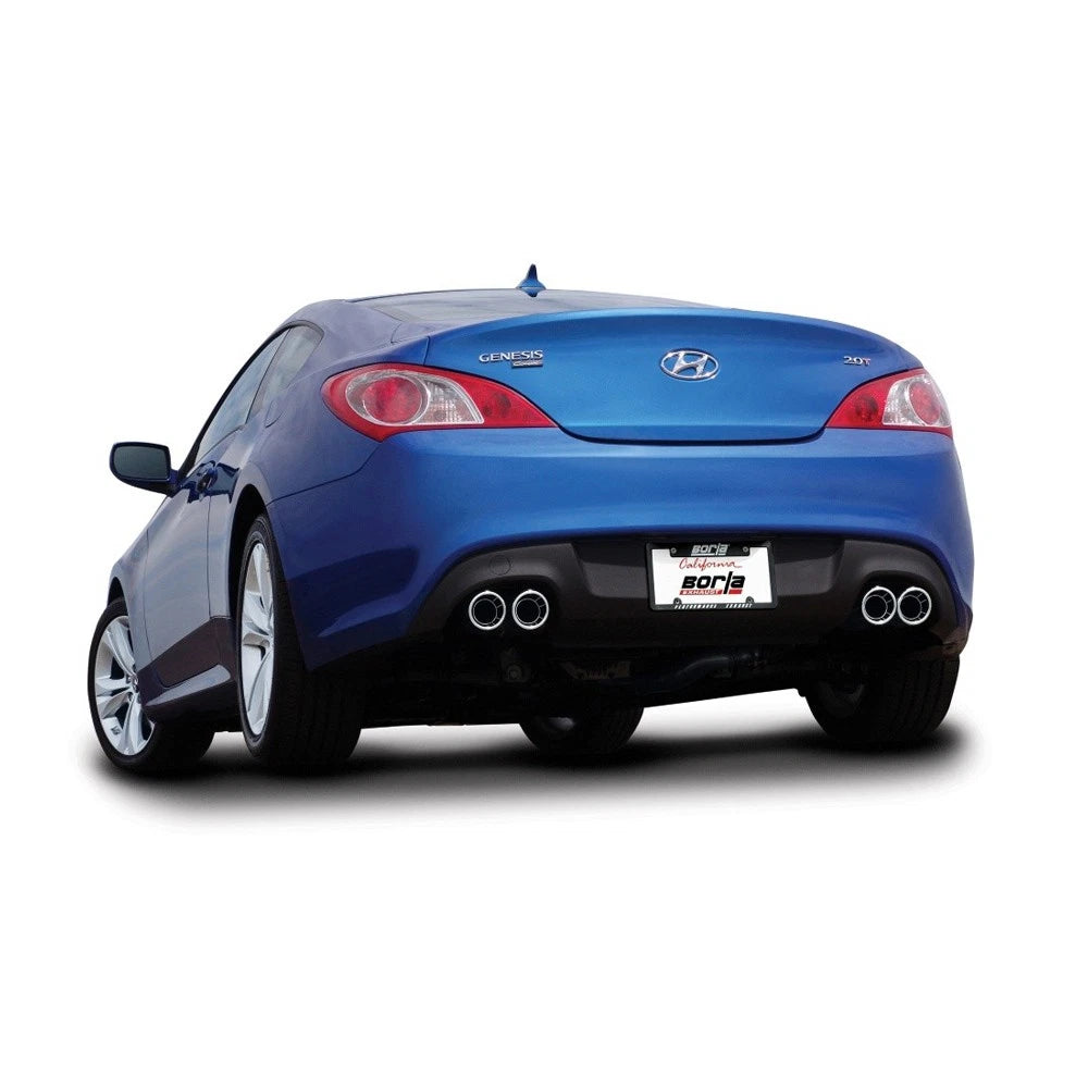 Borla Cat-Back Exhaust System - S-Type | 2010-2016 Hyundai Genesis Coupe 3.8L (140345)