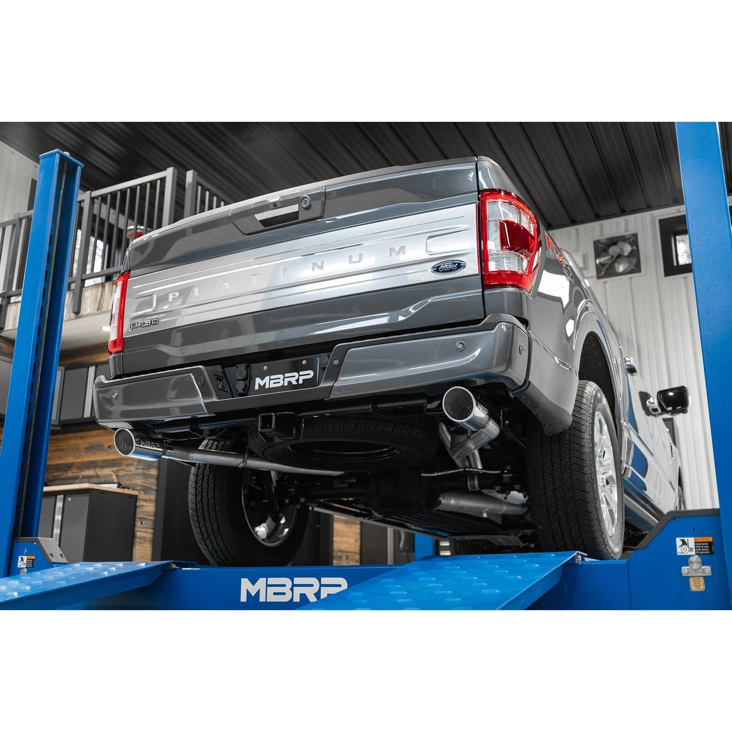 MBRP 3in Aluminized Steel Single Side Catback | Ford F-150 21-23 2.7L/3.5L/5.0L (S5211AL)