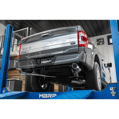 MBRP 3in Aluminized Steel Single Side Catback | Ford F-150 21-23 2.7L/3.5L/5.0L (S5211AL)