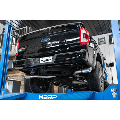 MBRP 3in Cat-Back Dual Split Side Exhaust | Ford F-150 21-24 2.7L/3.5L/5.0L (S5213409)
