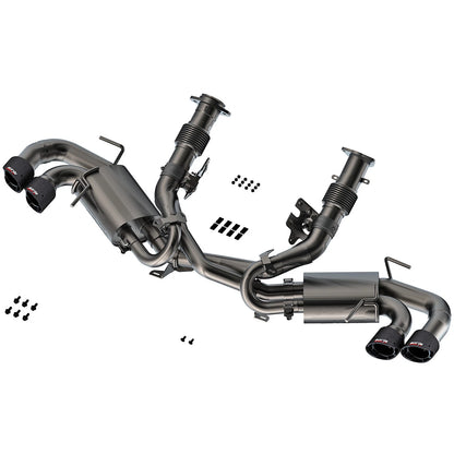 Borla 3in ATAK Catback Exhaust | Chevrolet Corvette 6.2L V8 (20-23) Carbon Fiber Tips