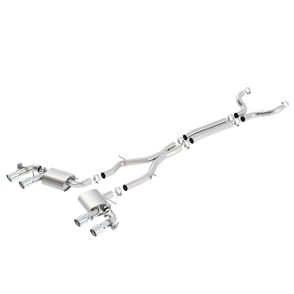 Borla Cat-Back Exhaust System - S-Type | 2017-2020 Chevrolet Camaro ZL1 6.2L (140726)