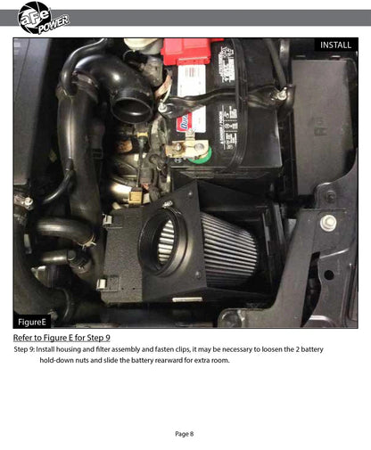 aFe MagnumFORCE Stage-2 Pro 5R Air Intake | Ford Taurus SHO Twin Turbo V6 3.5L (54-13025R)