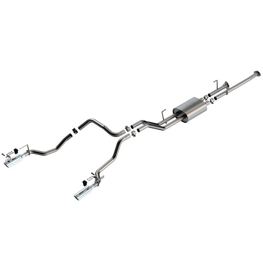 Borla 141028 ATAK Stainless Cat Back Exhaust System for 2014-21 Tundra 4.6L 5.7L