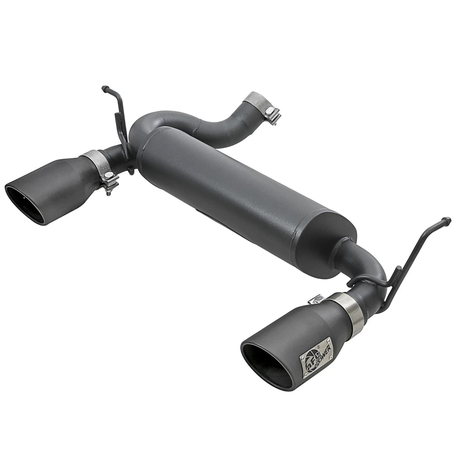 aFe 2.5in 409 SS Axle-Back Exhaust | Jeep Wrangler JK V6 3.6/3.8L (07+) (49-48061-B)