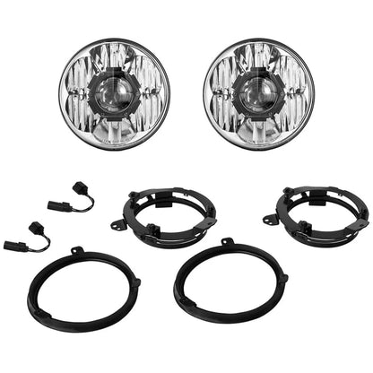 KC HiLiTES 7in Gravity LED Pro Headlights | Jeep Gladiator/JL (19-26) (42342)