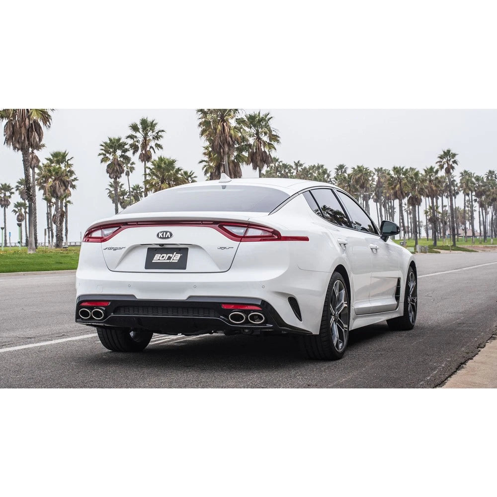 Borla Cat-Back Exhaust System - S-Type | 2018-2020 Kia Stinger 3.3L Turbocharged (140736)