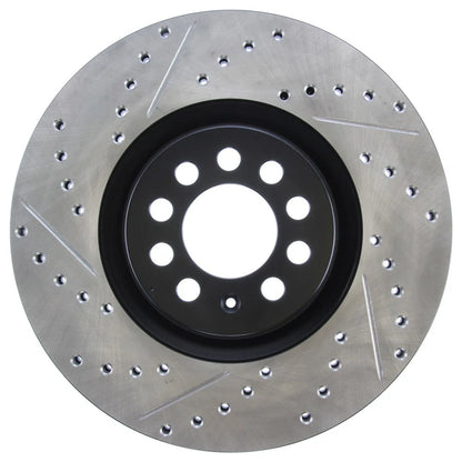 StopTech 127.33062R Front Right Drilled Brake Rotor for 00-03 S3 / 99-07 Audi TT
