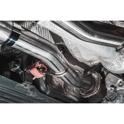 MBRP 18-23 Dodge Durango SRT 6.4L Armor Lite AL Steel 3in Cat Back Exhaust Dual Rear Exit w/ SS Tips | Dodge Durango (18-23) (S5105AL)