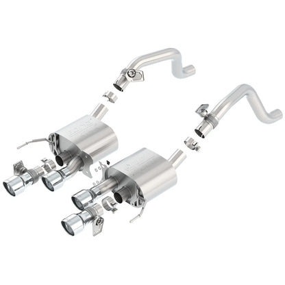 Borla Axle-Back Exhaust System - ATAK | 2014-2019 Chevrolet Corvette 6.2L (11875)